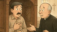 Vic: Štef pride k spovedi