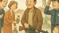 Vic: Kako imenujete budalo z mitraljezom?